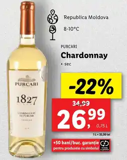 Lidl PURCARI Chardonnay Ofertă