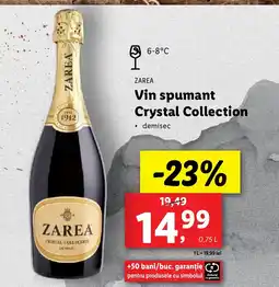 Lidl ZAREA Vin spumant Crystal Collection Ofertă