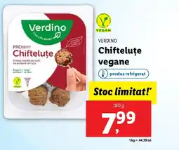 Lidl VERDINO Chifteluţe vegane Ofertă