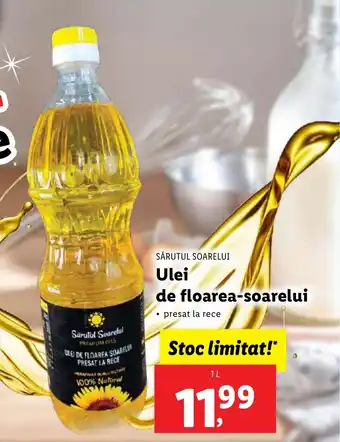 Lidl SĂRUTUL SOARELUI Ulei de floarea-soarelui Ofertă