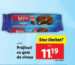 Lidl LUPPO Prăjituri cu gem de cireșe Ofertă