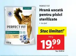 Lidl PERFECT FIT Hrană uscată pentru pisici sterilizate Ofertă