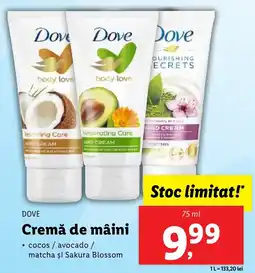 Lidl DOVE Cremă de mâini Ofertă