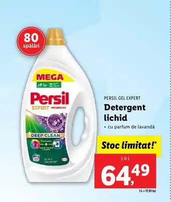 Lidl PERSIL Gel Expert Detergent lichid Ofertă