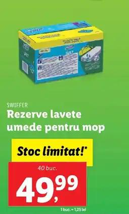 Lidl SWIFFER Rezerve lavete umede pentru mop Ofertă