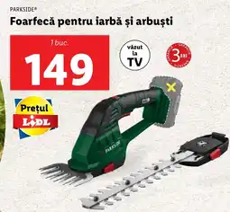 Lidl PARKSIDE® Foarfecă pentru iarbă şi arbuşti Ofertă