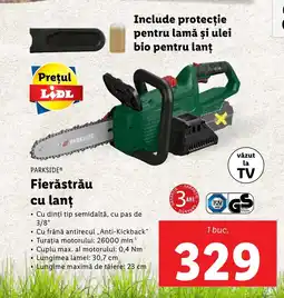 Lidl PARKSIDE® Fierăstrău cu lanţ Ofertă