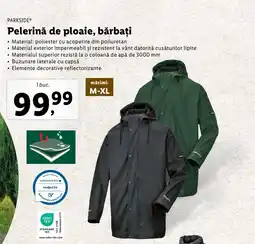 Lidl PARKSIDE® Pelerină de ploaie, bărbați Ofertă