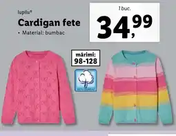 Lidl LupiluⓇ Cardigan fete Ofertă