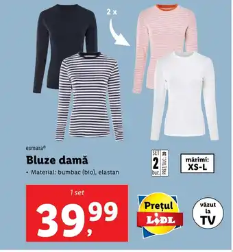 Lidl EsmaraⓇ Bluze damă Ofertă