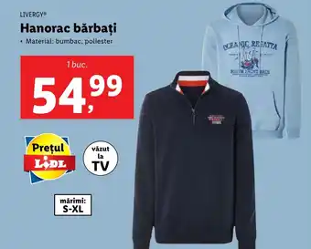 Lidl LIVERGYⓇ Hanorac bărbați Ofertă