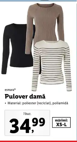 Lidl EsmaraⓇ Pulover damǎ Ofertă