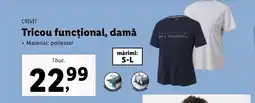 Lidl CRIVIT Tricou funcțional, damă Ofertă