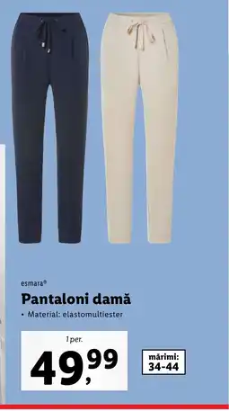 Lidl EsmaraⓇ Pantaloni damă Ofertă