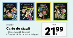 Lidl CrelandoⓇ Carte de răzuit Ofertă