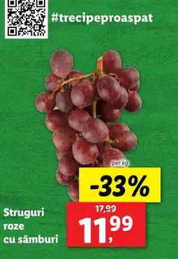 Lidl Struguri roze cu sâmburi Ofertă