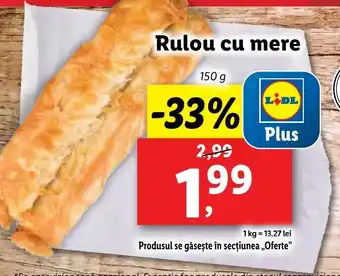 Lidl Rulou cu mere Ofertă