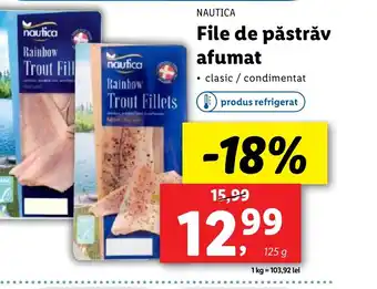 Lidl NAUTICA File de păstrăv afumat Ofertă