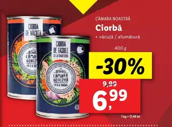 Lidl CĂMARA NOASTRĂ Ciorbǎ Ofertă