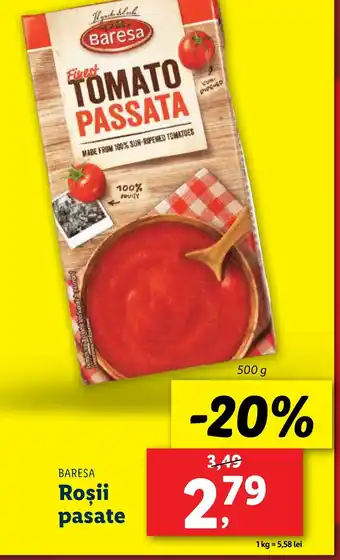 Lidl BARESA Roşii pasate Ofertă