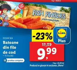 Lidl OCEAN SEA Batoane din file de cod Ofertă