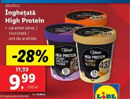 Lidl GELATELLI Îngheţată High Protein Ofertă