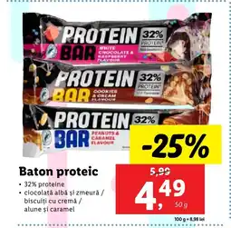 Lidl Baton proteic Ofertă