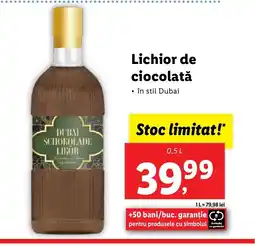 Lidl Lichior de ciocolată Ofertă