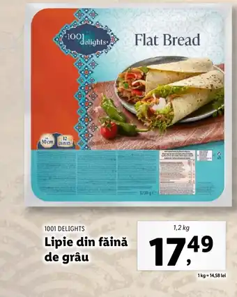 Lidl 1001 DELIGHTS Lipie din făină de grâu Ofertă