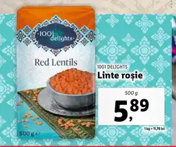 Lidl 1001 DELIGHTS Linte roşie Ofertă