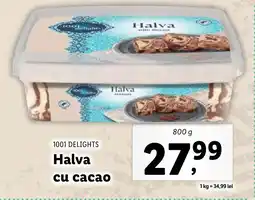 Lidl 1001 DELIGHTS Halva cu cacao Ofertă