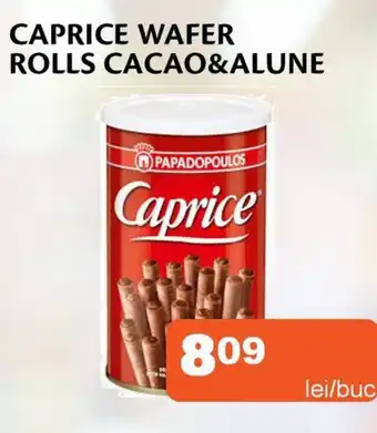 Unicarm Caprice wafer rolls cacao&alune Ofertă