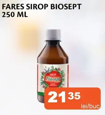 Unicarm Fares sirop biosept Ofertă