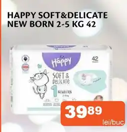 Unicarm HAPPY soft&delicate new born Ofertă