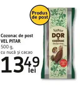 Supeco Cozonac de post VEL PITAR Ofertă