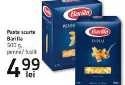 Supeco Paste scurte Barilla Ofertă