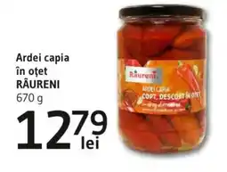 Supeco Ardei capia în oţet RÂURENI Ofertă