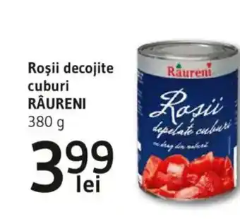 Supeco Roşii decojite cuburi RÂURENI Ofertă