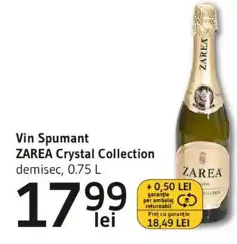 Supeco Vin Spumant ZAREA Crystal Collection demisec Ofertă