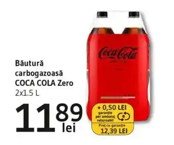 Supeco Băutură carbogazoasă COCA COLA Zero Ofertă