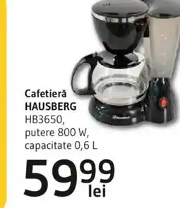 Supeco Cafetieră HAUSBERG HB3650 Ofertă