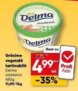 PROFI Grăsime vegetală tartinabilă Ofertă