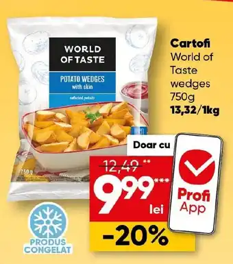 PROFI Cartofi World of Taste wedges Ofertă