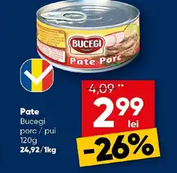 PROFI Pate Bucegi porc / pui Ofertă