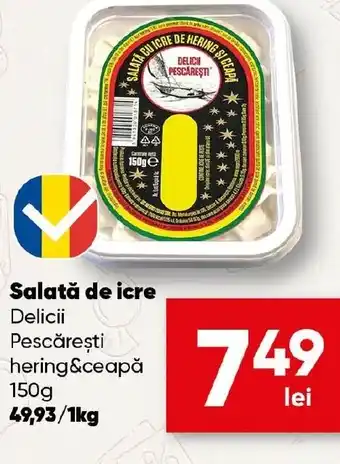 PROFI Salată de icre Delicii Pescăreşti Ofertă