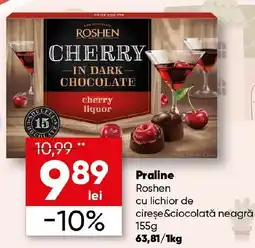 PROFI Praline Roshen cu lichior de cireşe&ciocolată neagră Ofertă