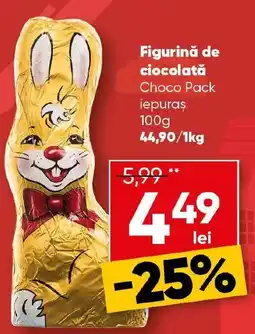 PROFI Figurinǎ de ciocolată Choco Pack iepuraş Ofertă