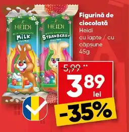 PROFI Figurinǎ de ciocolată Heidi cu lapte / cu căpşune Ofertă