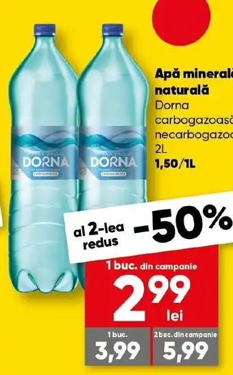 PROFI Apă minerală naturală Dorna Ofertă