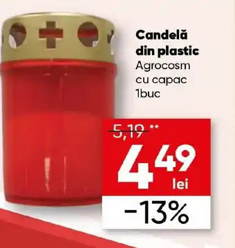 PROFI Candelǎ din plastic Agrocosm cu capac Ofertă